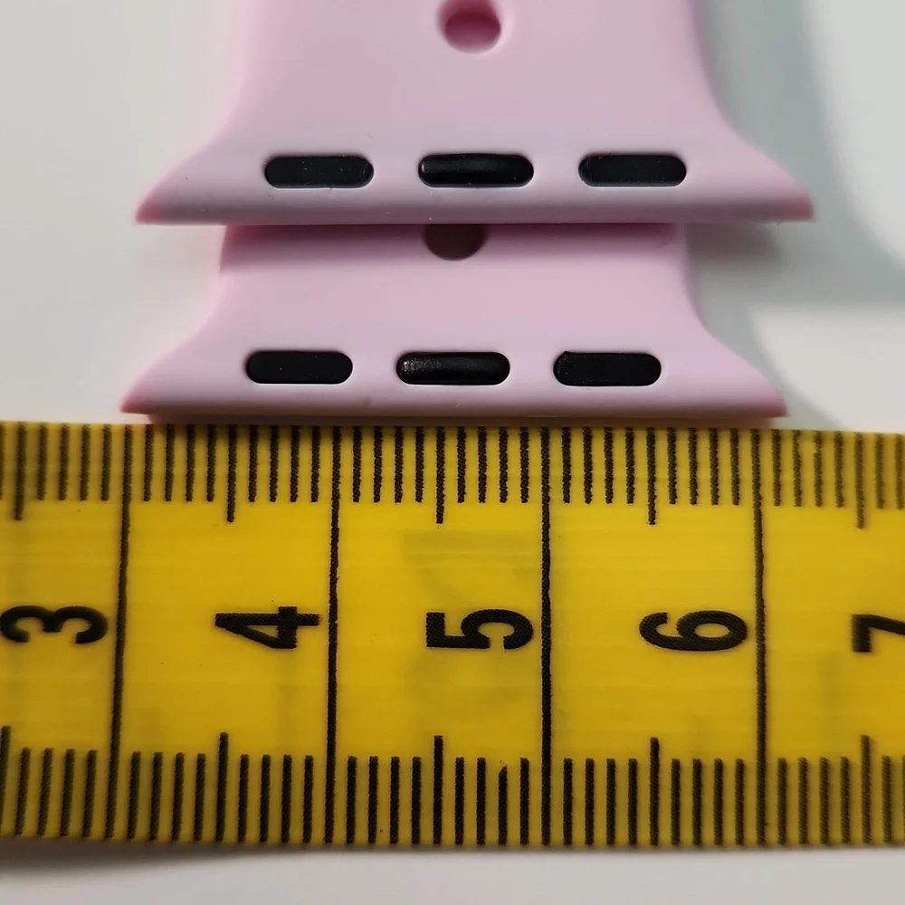 COPY - 22 mm lug Apple Watch Compatible 3 band latex snap band set for MEN, NWT